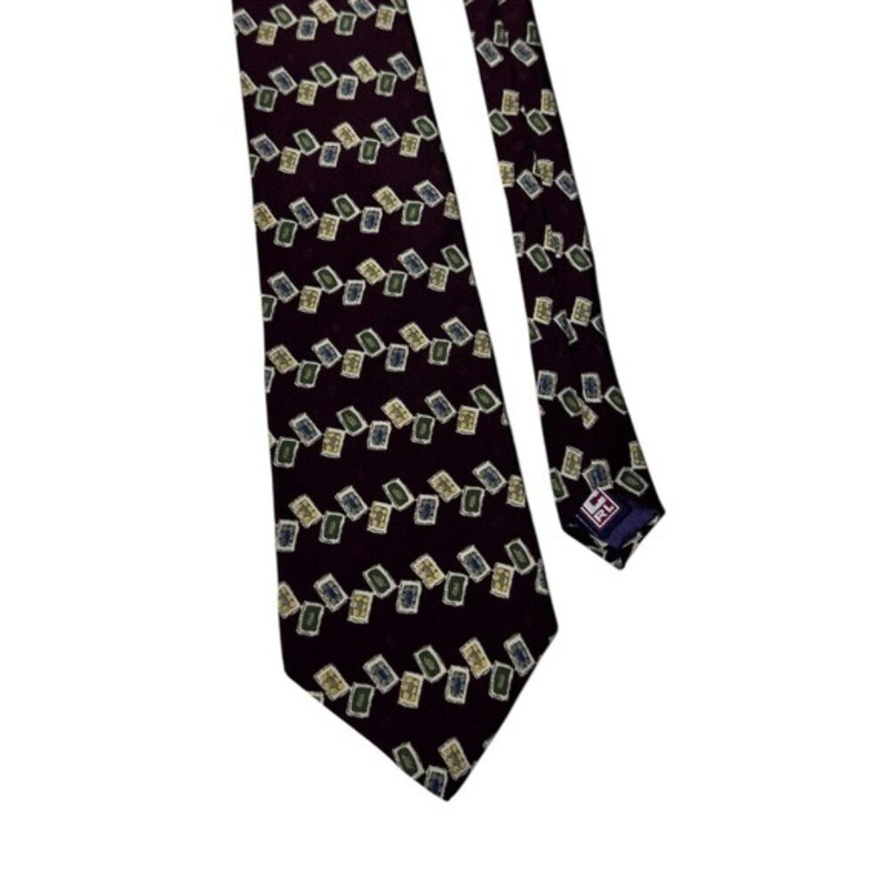 Vintage Ralph Lauren Chaps Silk Tie Quiet Luxury Old Money Striped Formal Career